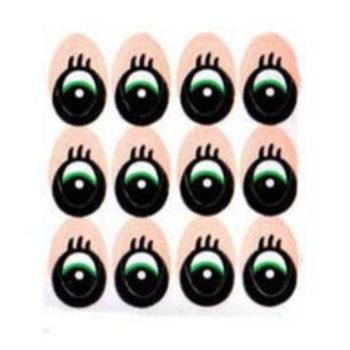 Planilla 28-a ojo verde 128 pzas. 6 x 9 mm-PL0137