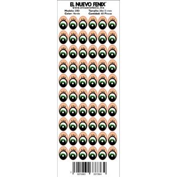 Planilla 28-d ojo verde 60 pzas. nacional 20 x 13 mm-PL0278
