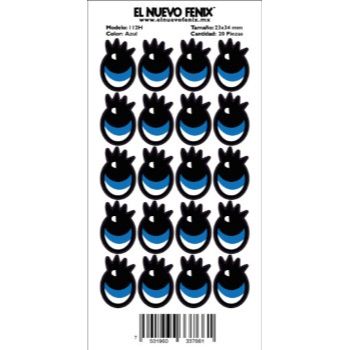 Planilla 112h ojo azul 20 pzas. nacional 23 x 34 mm-PL0289