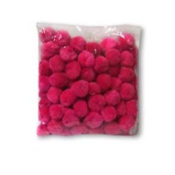 Pom pom 19 mm fiusha 100 pzas.-PO0012