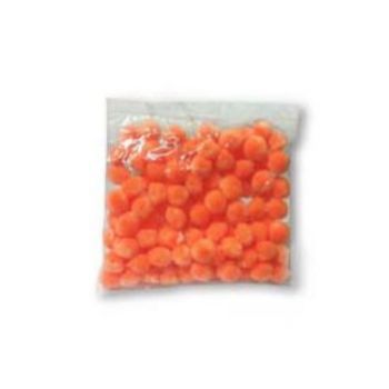 Pom pom 10 mm carne 100 pzas.-PO0047