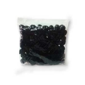 Pom pom 13 mm negro 100 pzas.-PO0054