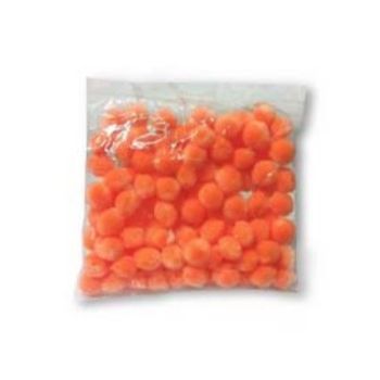Pom pom 13 mm carne 100 pzas.-PO0055