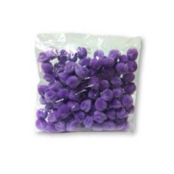Pom pom 13 mm lila 100 pzas.-PO0060