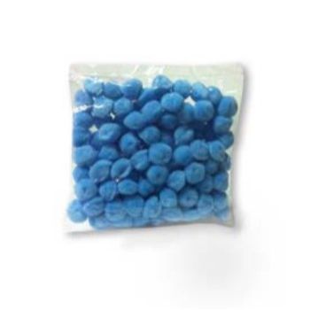 Pom pom 13 mm azul cielo 100 pzas.-PO0062