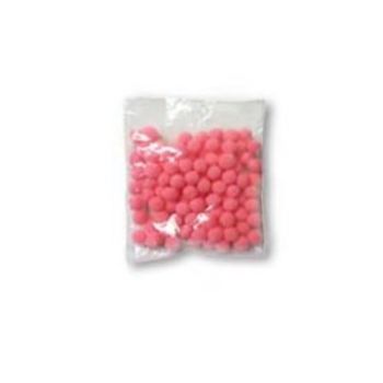 Pom pom 5 mm rosa baby 100 pzas.-PO0077