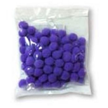 Pom pom 7 mm lila 100 pzas.-PO0127