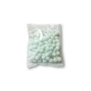 Pom pom 7 mm blanco 100 pzas.-PO0131