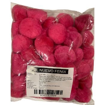 Pom pom 38 mm fiusha 50 pzas.-PO0139