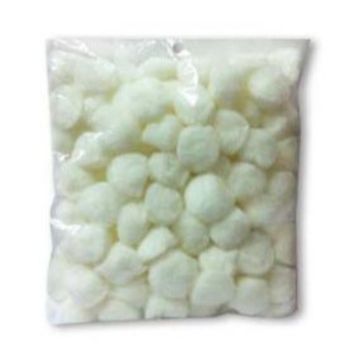 Pom pom 38 mm blanco 50 pzas.-PO0145