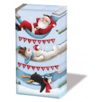 32205065 relaxing christmas kleenex hdkf -SE0357