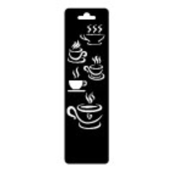 Estencil mini tazas 5.13 x 18.8 cm-ST3017