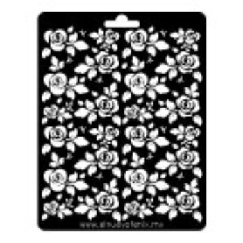 Estencil patron de rosas 222 x 29.5 cms-ST3033