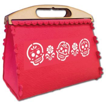 Bolsa calaveras 47 x 60  x 28 cms.-TFH008