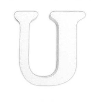 Letra u unicel 15 cm-UN0056