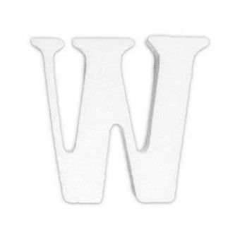 Letra w unicel 15 cm-UN0058