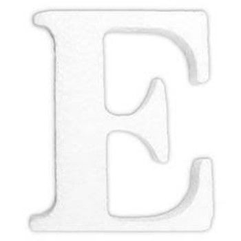 Letra e en unicel arial bold 24 cms-UN0077