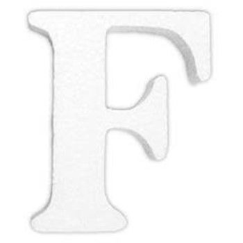 Letra f en unicel arial bold 24 cms-UN0078