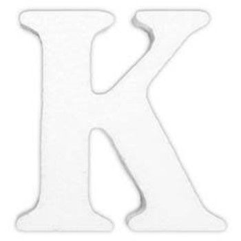 Letra k en unicel arial bold 24 cms-UN0083