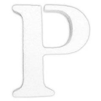 Letra p en unicel arial bold 24 cms-UN0089