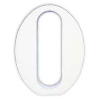 Numero 0 en unicel arial bold 24 cms-UN0100