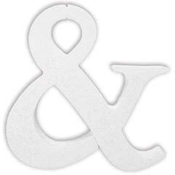 Simbolo & en unicel arial bold 24 cms-UN0111