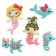 Boton decorativo 9320 mermaid kisses-BD0377
