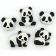 Boton decorativo 10421 panda pile-BD0409