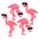 Boton decorativo 10407 think pink flamingos-BD0418