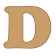 Letra d cooper mini 4 x 6 cms.-DC