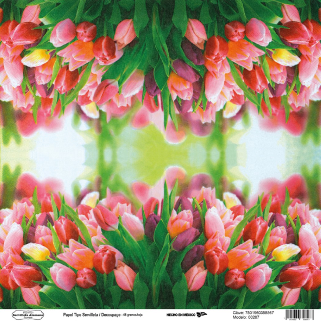 00207 papel tipo servilleta/decoupage 68grs-HP0207