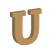 Letra u 12cm x 12mm tipografia chaparral-MD0253