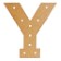 Letra y box con base para luces-MD0529
