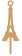 Cake topper torre eiffel 4.3 x 14 cm-MD0598