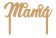 Cake topper mama  13 x 8.9 cm-MD0608