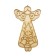 Angel grande tipo vitral 44 cms x 25.5 cms-ML1150