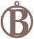 Letra b 10cm x 11cm tipografia palatino-ML1199