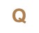 Letra q arial mini 3.5 cms-ML1560