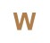 Letra w arial mini 3.5 cms-ML1566