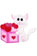 Molde no.178 gato con cubo de corazones                     -MO0177