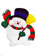 Molde n-158 adorno muneco de nieve con orejas vd-100        -MO1605