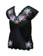 Molde huipil h-45 blusa florecitas brillantes               -MO2215