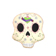 Molde no. 1691 cojín calavera                               -MO3026