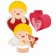 Molde 14f-1957 guia cupido con corazon                      -MO3100