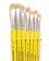 Pinceles 151 amarillo 7 pzas.-PI0639