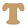 Letra t cooper mini 4 x 6 cms.-TC