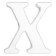 Letra x en unicel arial bold 24 cms-UN0097