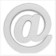 Simbolo @ en unicel arial bold 24 cms-UN0112